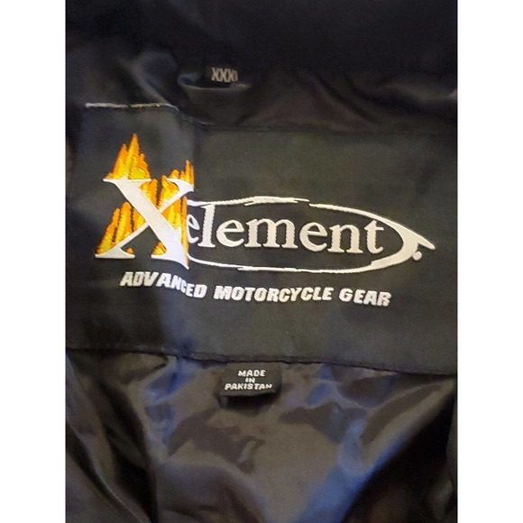 XElement Advanced Motorcycle Gear Orange Jacket Men's Size 3XL - Picture 6 of 11